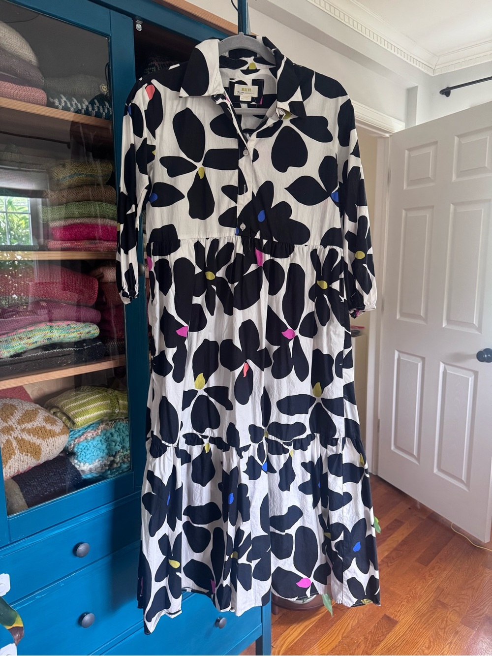 Maeve the Bettina Tiered Shirt Dress
